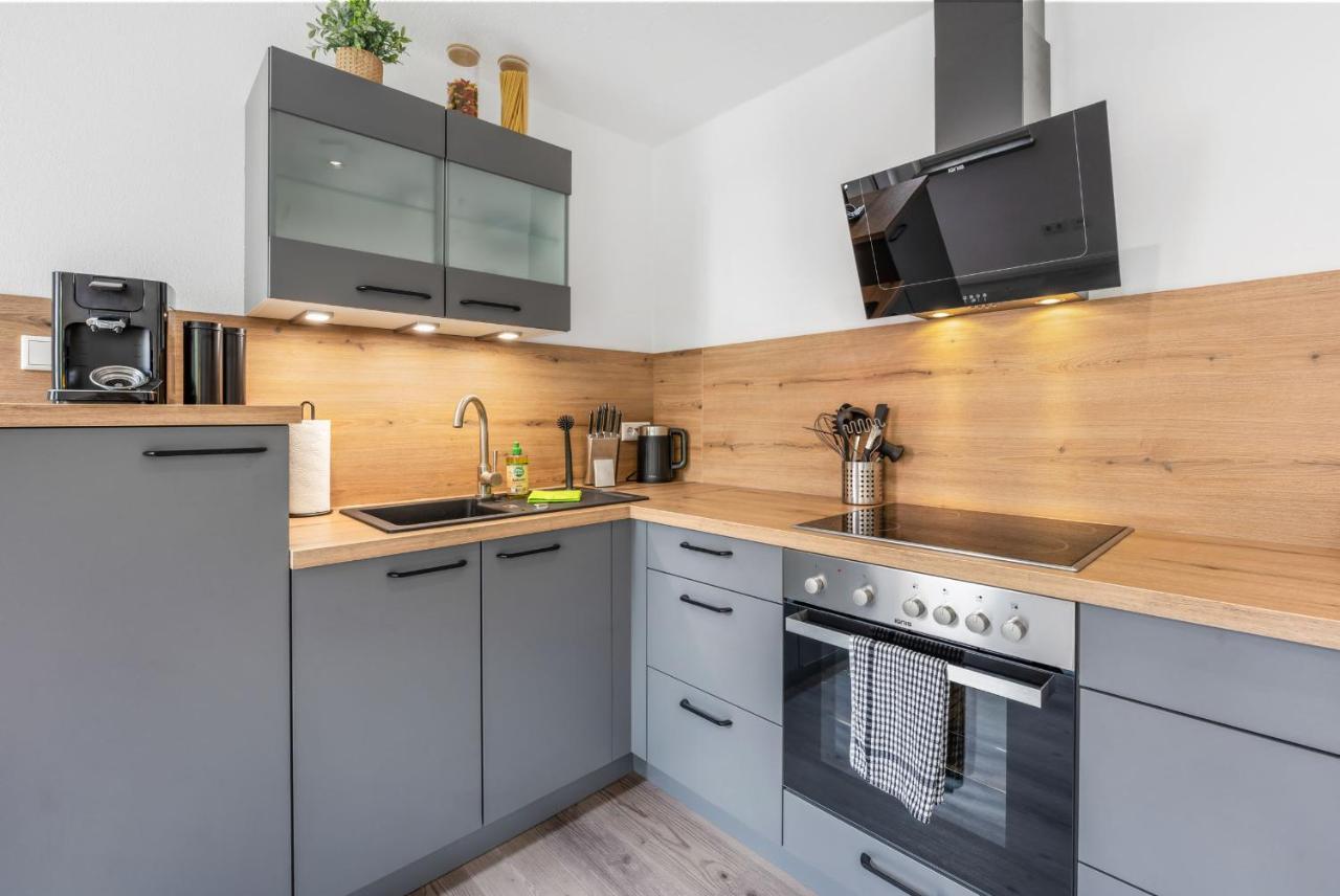 Cityoase Im Zentrum Mit 24-7 Self Check-In, Wlan & Smart Tv Kiel Kültér fotó
